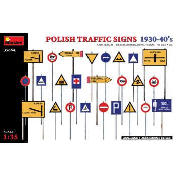 POLISH TRAFFIC SIGNS 1930-1940’S